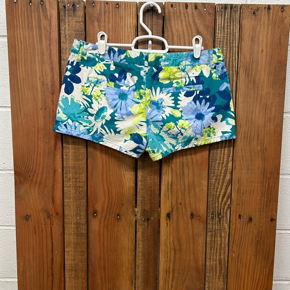 Mossimo women’s size 11 blue green floral shorts - Picture 6 of 6